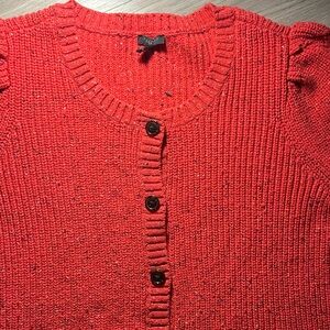 Talbots Sweater Women’s 1X Red Knit Long Sleeve